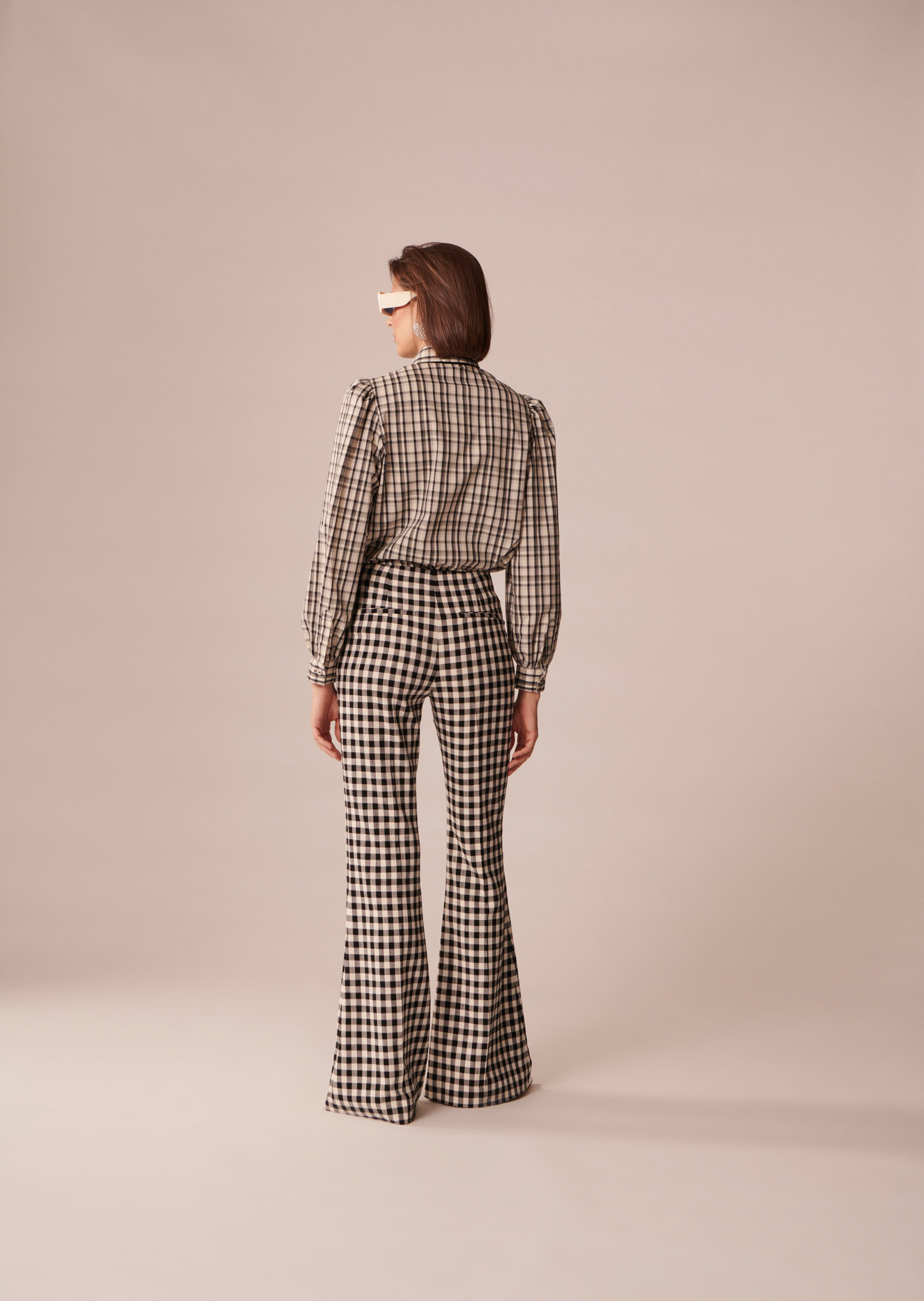 Pantalon Tara Jarmon Taille 38 Noir Rayé - Occasion Très Bon état, Style Chino, Coupe Regular
