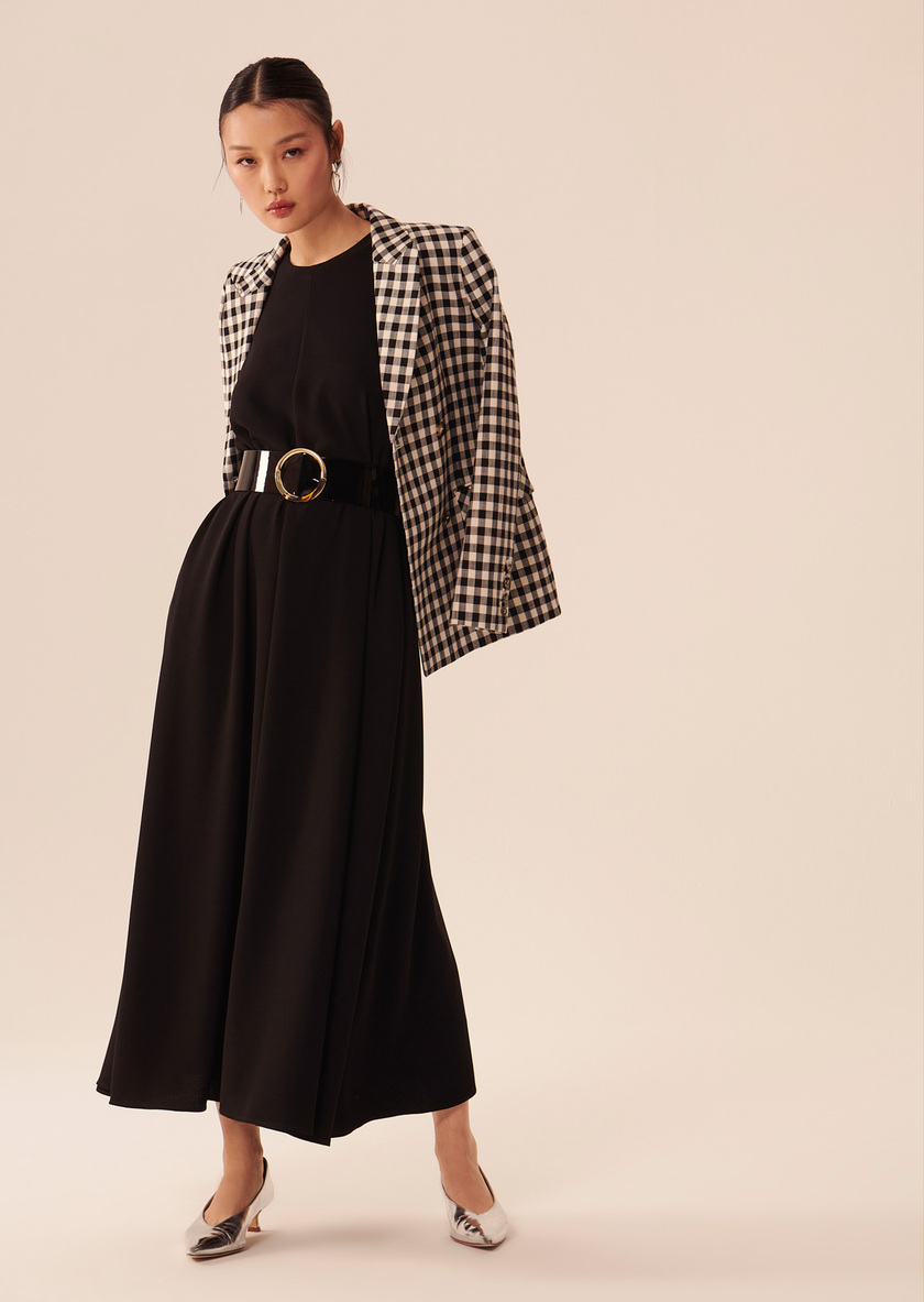 Robe Tara Jarmon Rouge Damas - Taille 36, Sans Manches, Longueur Genou - Neuf Avec étiquette