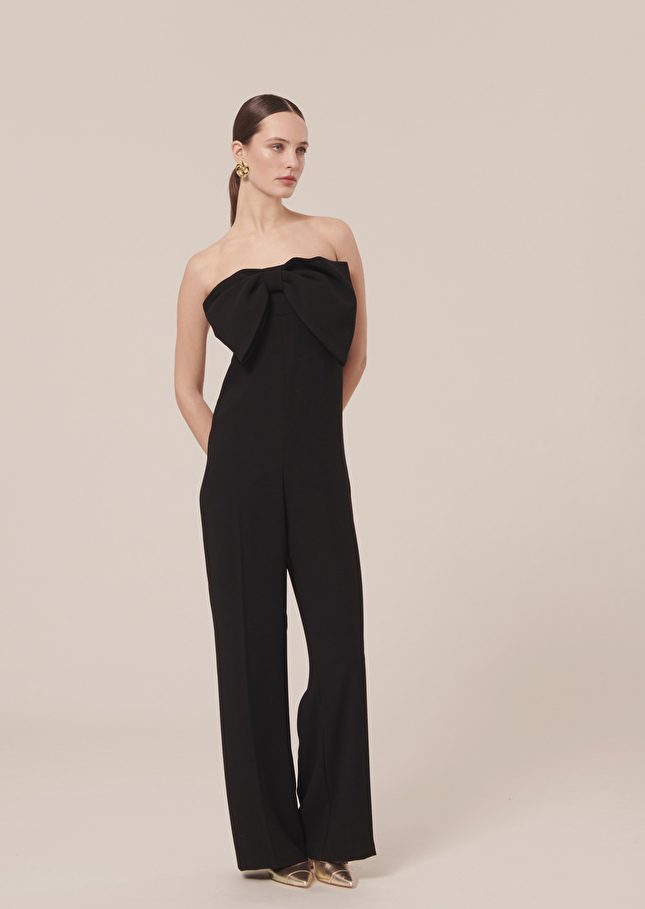 Robe Longue Noire Tara Jarmon - Taille 36 - Made In France - Occasion Très Bon état