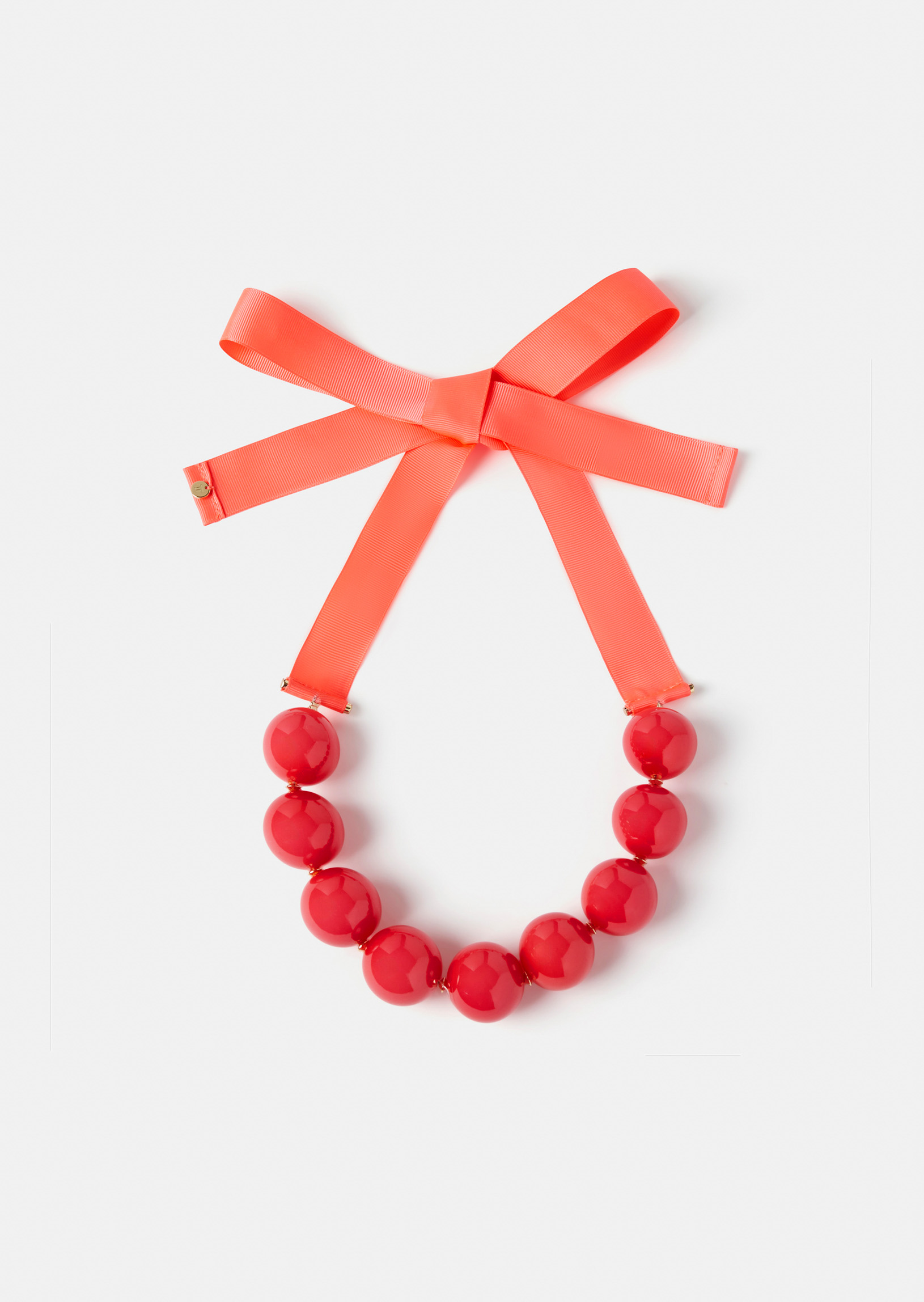 Collier Camouflage En Grosses Perles Acryliques - Multicolore - Style Corde - Neuf Avec étiquettes