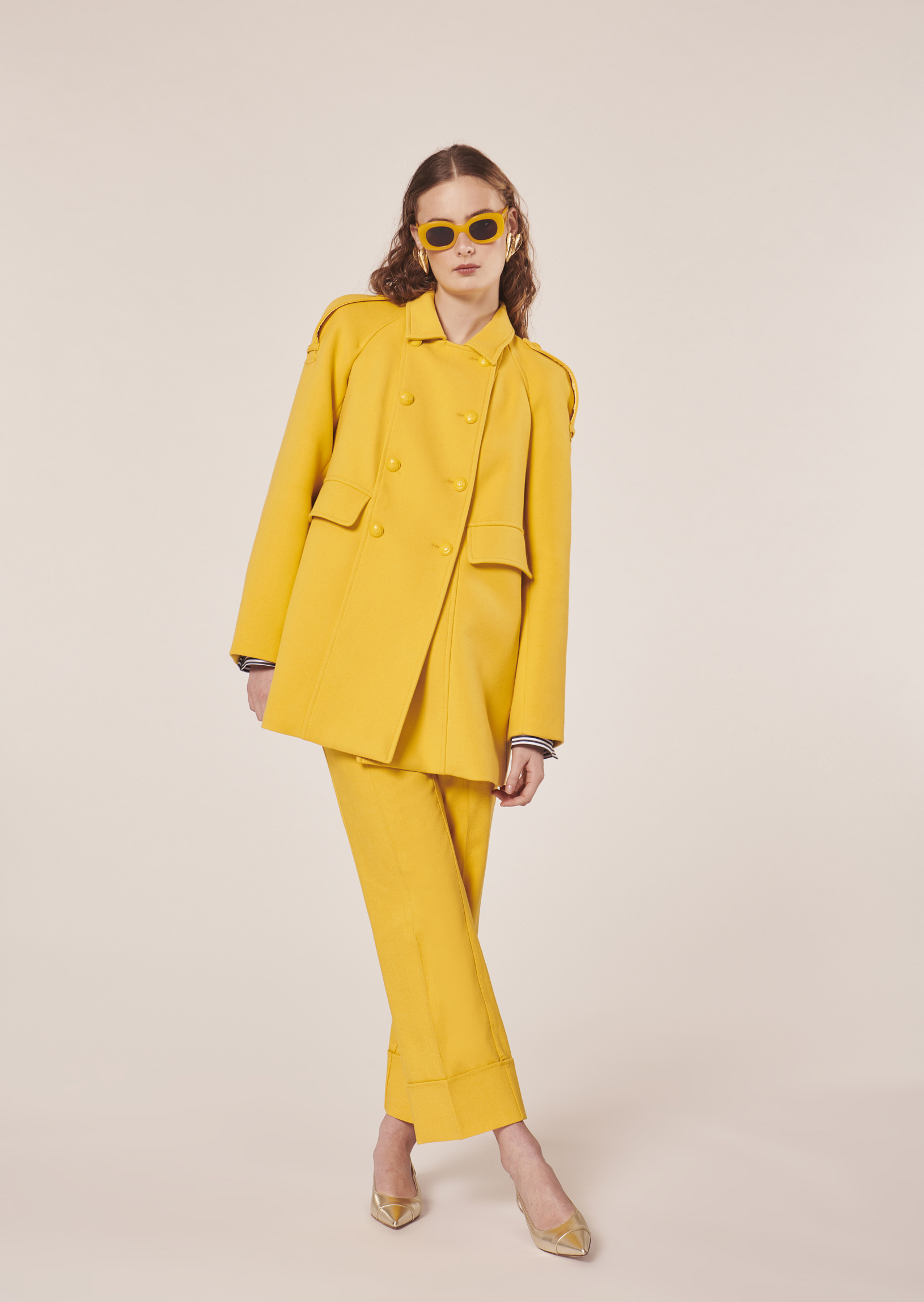 Parka Vintage Jaune Taille 38 - Manteau Femme - Excellent état Occasion