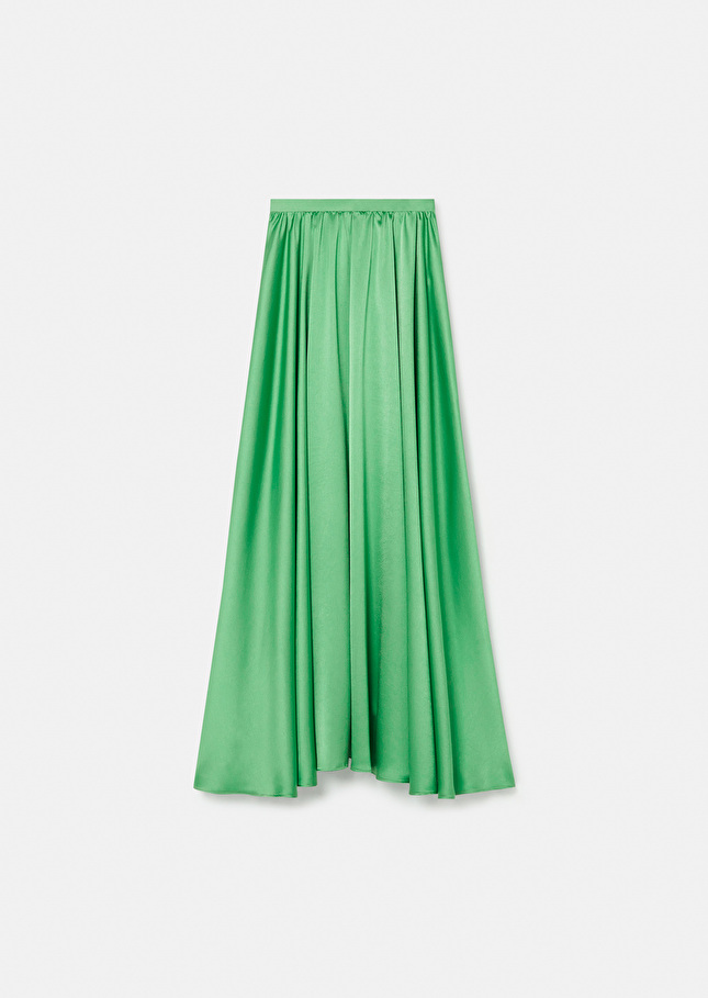 Jupe Joya verte en satin Vert TARA JARMON