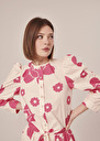 Chemise Cleo écrue imprimée fleuri en popeline Champagne TARA JARMON