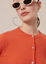 Gilet Gaëlle corail en laine et coton Corail TARA JARMON