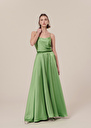 Jupe Joya verte en satin Vert TARA JARMON