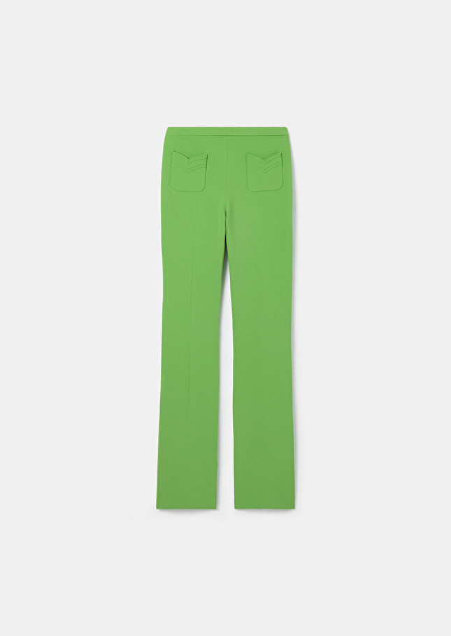 Pantalon Phoenix vert en toile double Vert TARA JARMON