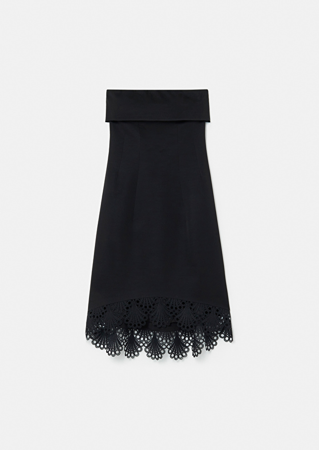 Robe Roy noire satinée Noir TARA JARMON