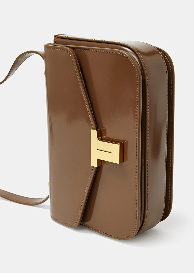 Sac 8 Bis taupe en cuir Taupe TARA JARMON