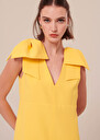 Robe Remarquable jaune en crêpe Jaune TARA JARMON