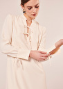Robe Radiance écrue en crêpe Ecru TARA JARMON