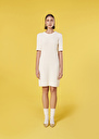 Robe Rayonnante écrue en coton irisé Acier, Ecru TARA JARMON