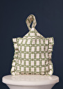 Sac Soledad écru à motif graphique vert Blush, Ecru TARA JARMON