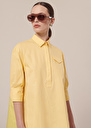 Top Tallulah jaune en popeline Vanille TARA JARMON