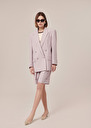 Veste Victoria violette en laine froide Jaune, Parme TARA JARMON