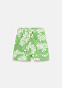 Short Shell vert imprimé fleurs en popeline Vert TARA JARMON