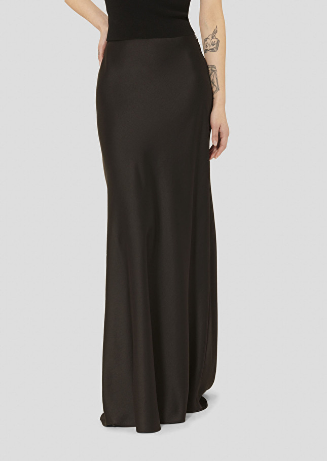 Jupe Jesta noire en satin fluide Noir TARA JARMON
