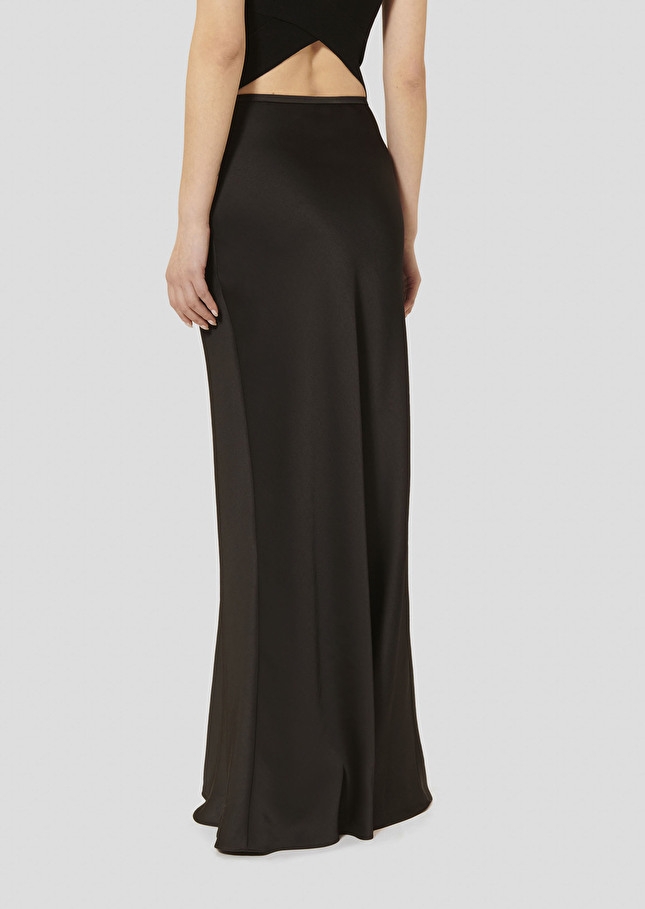 Jupe Jesta noire en satin fluide Noir TARA JARMON