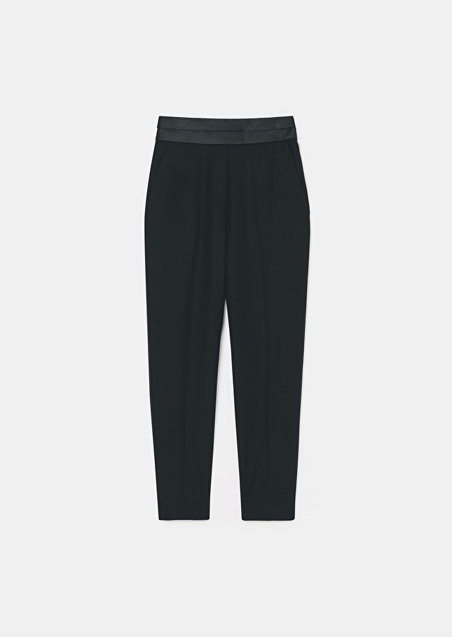 Pantalon Paul noir en laine Noir TARA JARMON