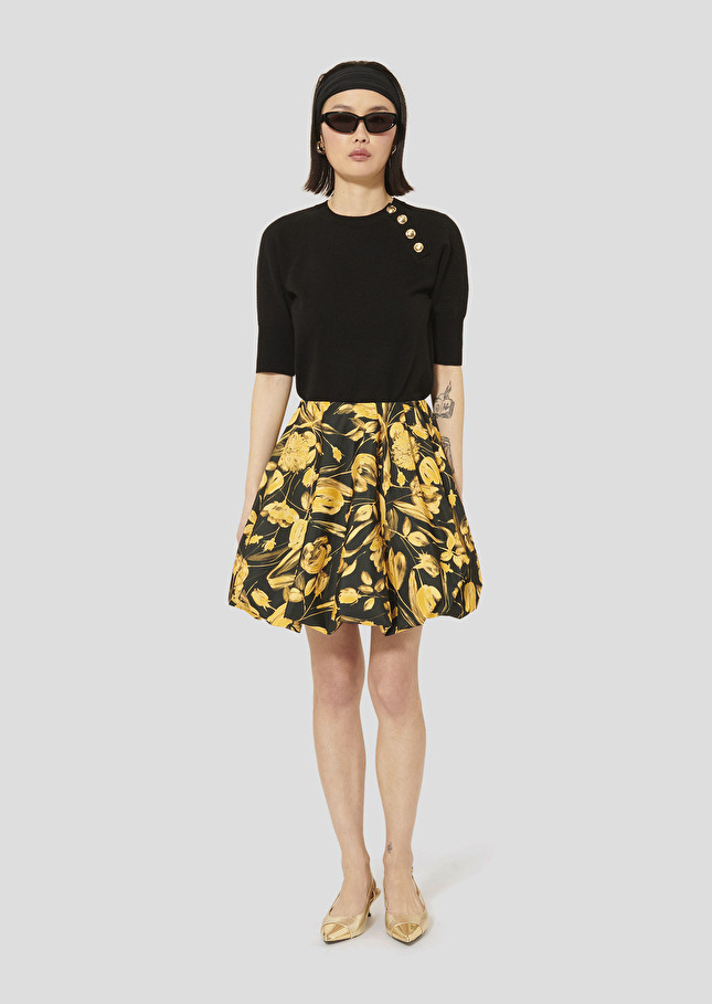 Pull Pastelle noir en laine Noir TARA JARMON