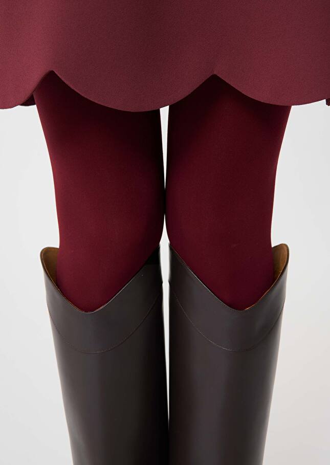 Robe Ruoda bordeaux en crêpe Bordeaux TARA JARMON
