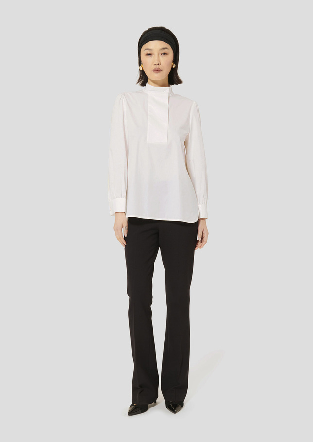 Top Tidore blanc en popeline Blanc TARA JARMON