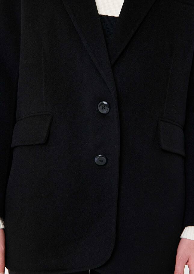 Veste Virgo noire en double face Noir TARA JARMON
