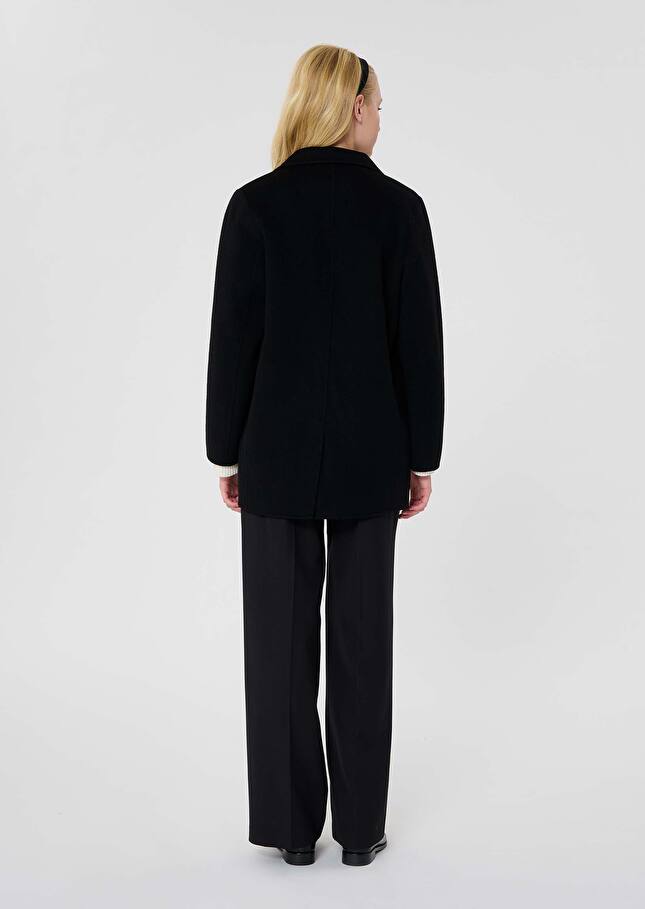 Veste Virgo noire en double face Noir TARA JARMON