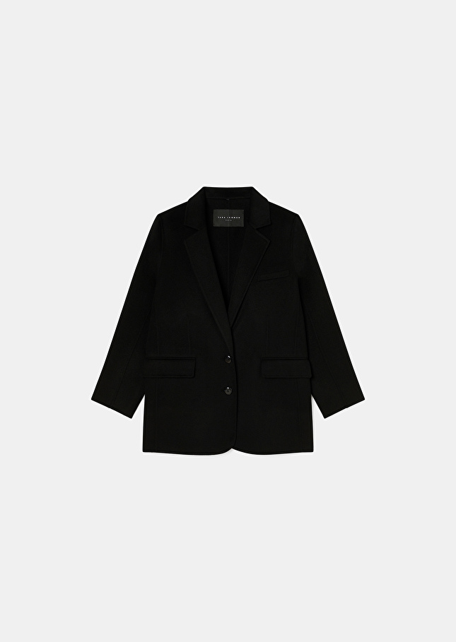 Veste Virgo noire en double face Noir TARA JARMON