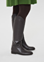 Bottes Kayleigh marrons en cuir Chocolat, Noir TARA JARMON
