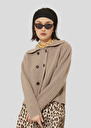 Gilet Goldie marron en laine Noisette, Nuit TARA JARMON