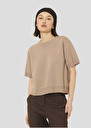 Pull Pamelia marron en laine merinos Amande, Noisette, Vert TARA JARMON