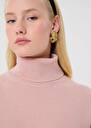 Pull Palia vieux rose en cachemire Amande, Blush, Gris chine, Jaune citron, Nuit, Vert, Vieux rose TARA JARMON