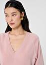 Pull Paz vieux rose en cachemire Amande, Blush, Ecru, Horizon, Jaune citron, Noir, Nuit, Vieux rose TARA JARMON