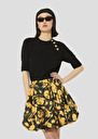 Pull Pastelle noir en laine Ecru, Gris chine, Noir TARA JARMON