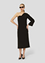 Robe Renée noire en crêpe Noir TARA JARMON