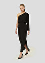 Robe Richie noire en crêpe Noir TARA JARMON