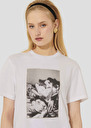 T-shirt Taratulip blanc en jersey double Blanc TARA JARMON