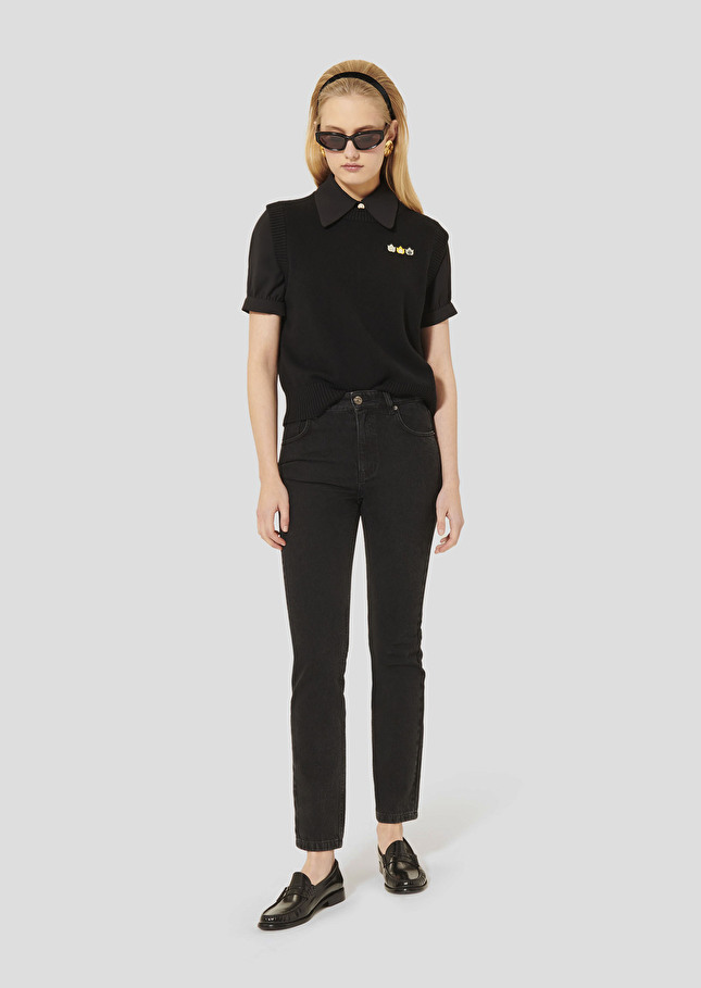 Jean Josh noir en denim Charcoal TARA JARMON