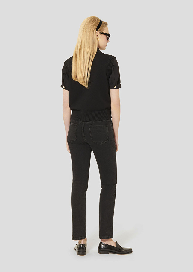 Jean Josh noir en denim Charcoal TARA JARMON
