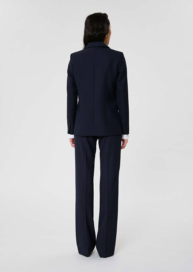 Veste Venezia bleu nuit en laine Nuit TARA JARMON