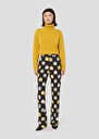 Pantalon Paivan noir imprimé flammes Charcoal TARA JARMON