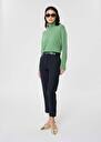 Pantalon Philippa bleu nuit en laine froide Noir, Nuit TARA JARMON