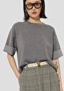 Pull Primer gris en laine merinos Gris TARA JARMON