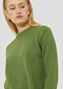 Pull Preppy vert en laine merinos Bordeaux, Cactus TARA JARMON