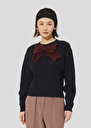 Pull Phoebe bleu nuit en laine Ecru, Nuit TARA JARMON