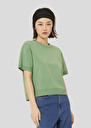 Pull Pamelia vert en laine merinos Amande TARA JARMON