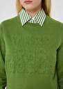 Pull Presto vert en coton Cactus, Nuit TARA JARMON