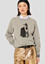 Pull Pauline gris en coton Gris chine TARA JARMON