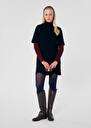 Robe Rayme bleu nuit en toile double Bordeaux, Nuit TARA JARMON