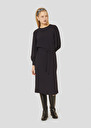 Robe Rossini bleu nuit en crêpe Nuit TARA JARMON